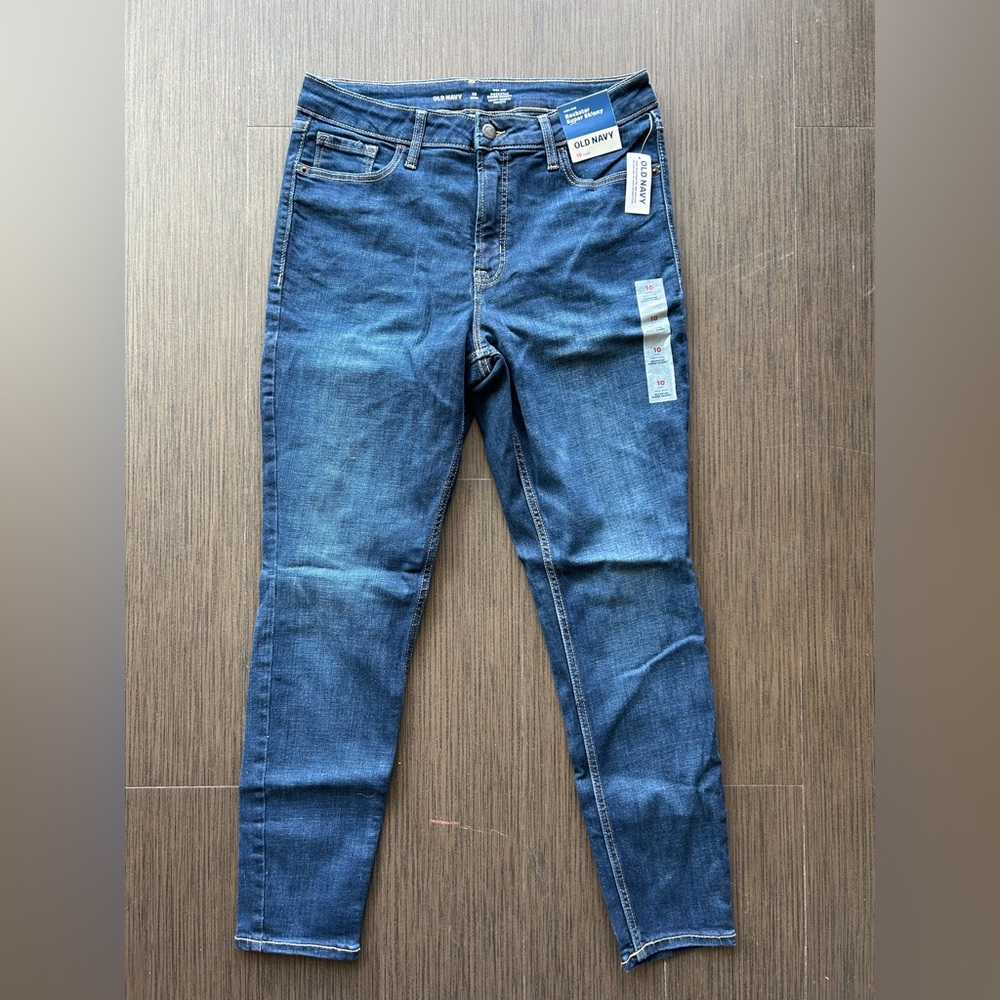 Old Navy Dark Blue Rockstar Jeans